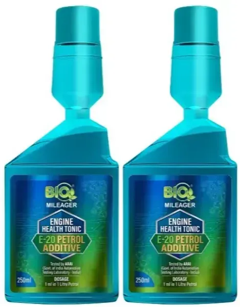 Picture of BIO MILEAGER ENGINE HEALTH TONIC E-20 PETROL ADDITIVE 250ML*2 BOTTLE(R PACKAGE)