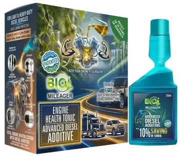 Picture of BIO MILEAGER ENGINE HEALTH TONIC ADVANCE DIESEL ADDITIVE 250ML*8 BOTTLE(R PACKAGE)