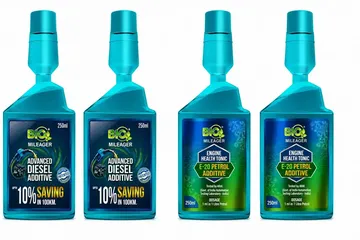 Picture of BIO MILEAGER 250ML E-20 PETROL ADDITIVE(2 QTY) & DIESEL ADDITIVE(2 QTY) R PACKAGE