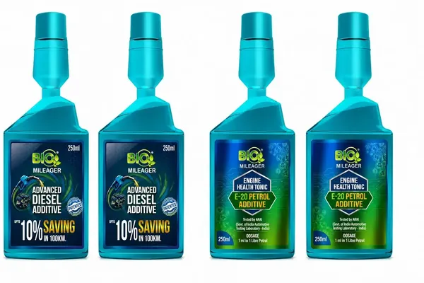 Picture of BIO MILEAGER 250ML E-20 PETROL ADDITIVE(2 QTY) & DIESEL ADDITIVE(2 QTY) R PACKAGE
