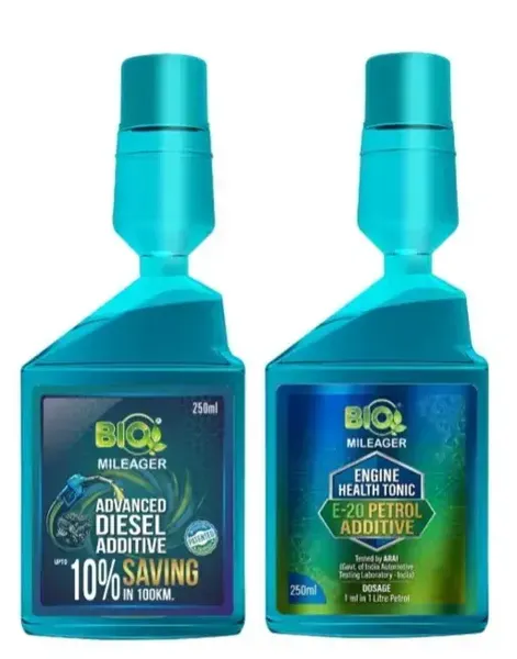 Picture of BIO MILEAGER 250ML E-20 PETROL ADDITIVE(1 QTY) & 250ML DIESEL ADDITIVE(1 QTY) R PACKAGE